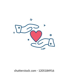 Love icon design vector 
