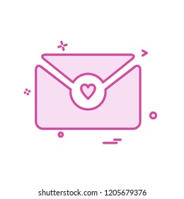 Love icon design vector