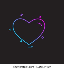 Love icon design vector 