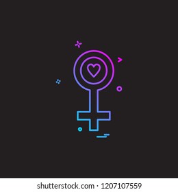 Love icon design vector