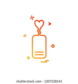 Love icon design vector