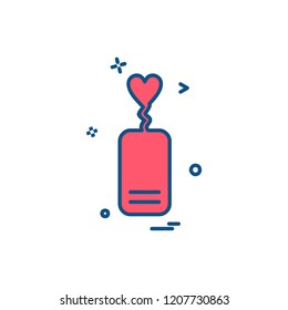 Love icon design vector