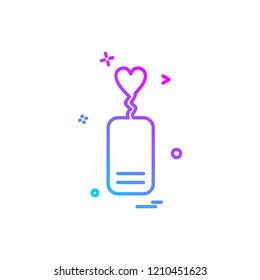 Love icon design vector