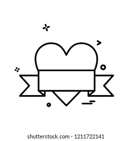 Love icon design vector