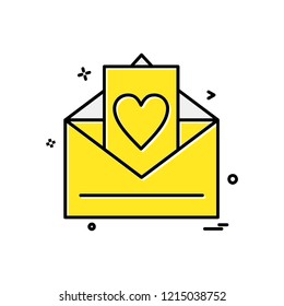 Love icon design vector