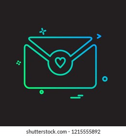 Love icon design vector