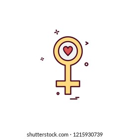 Love icon design vector