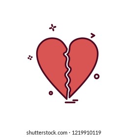 Love icon design vector