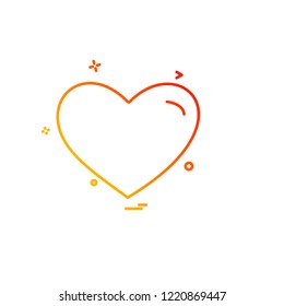 Love icon design vector 