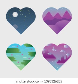 Love Icon Design Vector Illustration