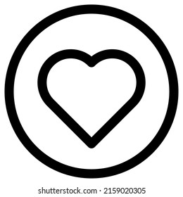 Liebessymbol-Design, Vektorgrafik, am besten für Präsentationen verwendet