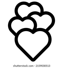 love icon design, vector illustration, best used for presentations