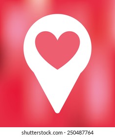 love icon design, vector illustration eps10 graphic 