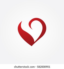 love  icon element logo