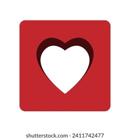 Icono de amor para el diseño gráfico