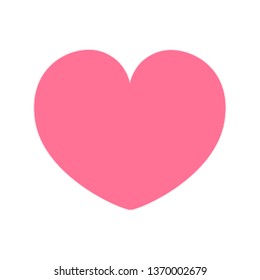 Love Icon. Heart shape. Like icon. Social media icon. Vector illustration