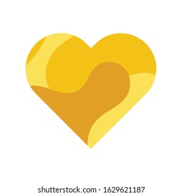 Love icon, Heart shape vector, illustration