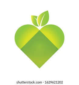 Love icon, Heart shape vector, illustration