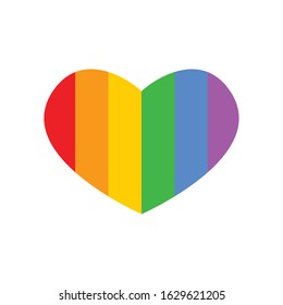 Love icon, Heart shape vector, illustration