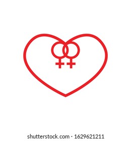 Love icon, Heart shape vector, illustration