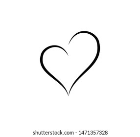 Love icon ,heart icon vector illustration logo template