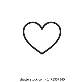 Love icon ,heart icon vector illustration logo template