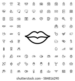 love icon illustration isolated vector sign symbol. Love icons set.
