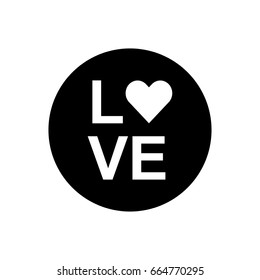Love icon illustration isolated vector sign symbol