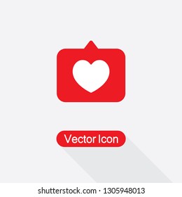 Love icon, Like Icon Vector Illustration Eps10