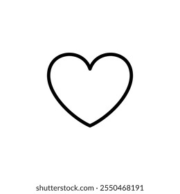 Love icon logo design. Heart sign and symbol. Like icon vector.