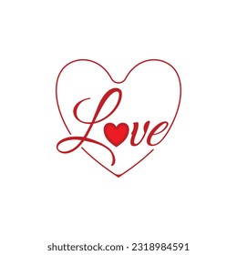 Plantilla de diseño de logotipo de iconos de amor