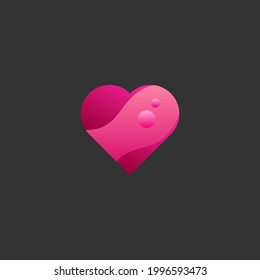Love Icon Logo Design Vector