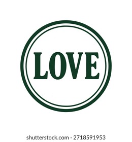 ícone de amor logotipo selo vetor no fundo branco
Ícone de carimbo de vetor