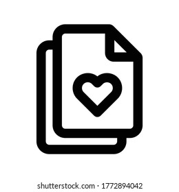 Love Icon Logo Template Illustration Design