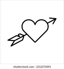 love icon on white background