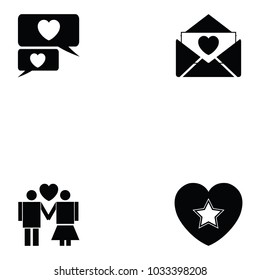 love icon set