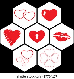 Love icon set