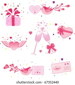 love icon set