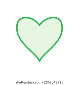 Liebessymbol eingestellt. Herzsymbol, Vektorgrafik. Wie Icon Vektor.