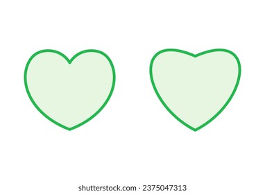 Juego de iconos de amor. Vector de icono del corazón. Como un vector de icono.
