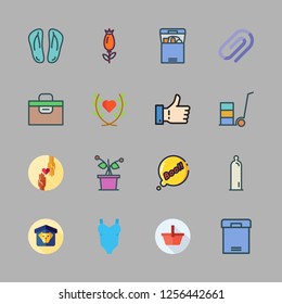 love icon set. vector set about condom, shelter, charity and attach icons set.
