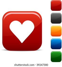Love icon set. Vector illustration.