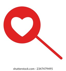 Love icon shape vector element