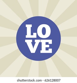 love icon. sign design. background