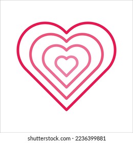 Love icon. sign for mobile concept and web design. vector illustration