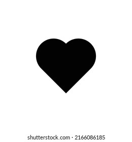 Love Icon Sign Vector Isolated on White Artboard