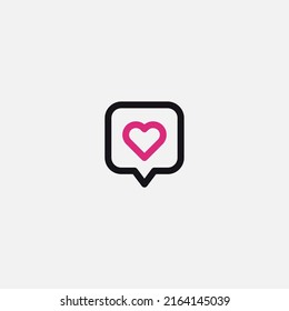Love icon sign vector,Symbol, logo illustration for web and mobile