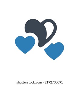 Love icon (Simple vector illustration)