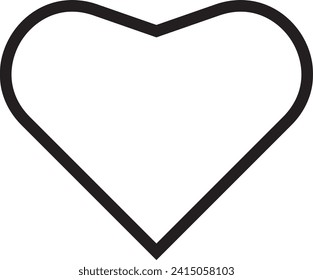 Icono de amor ilustración vectorial simple