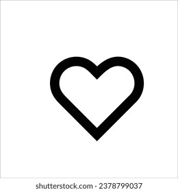 Love icon stock vector illustration